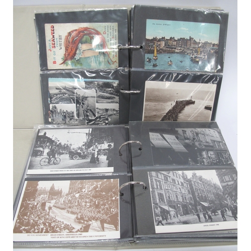 1335 - Two Picture Postcard Albums, containing early XX Century and later cards of topographical views, to ... 