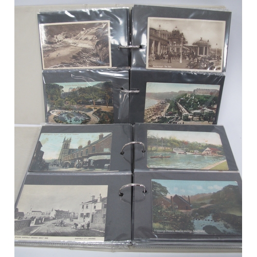 1335 - Two Picture Postcard Albums, containing early XX Century and later cards of topographical views, to ... 