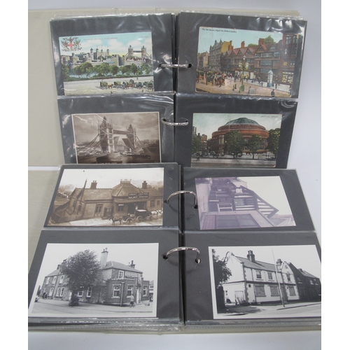 1335 - Two Picture Postcard Albums, containing early XX Century and later cards of topographical views, to ... 