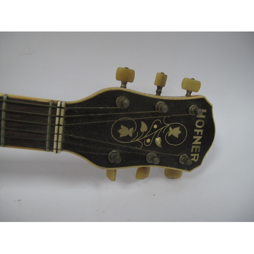 1352 - A Hofner 'President' Archtop Semi-Acoustic Guitar, serial number 6402, with pearline mounts, total l... 