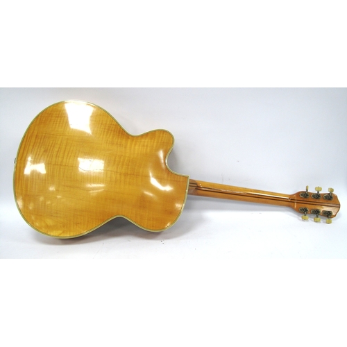 1352 - A Hofner 'President' Archtop Semi-Acoustic Guitar, serial number 6402, with pearline mounts, total l... 