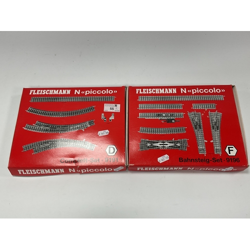 55 - Two boxed Fleischmann 