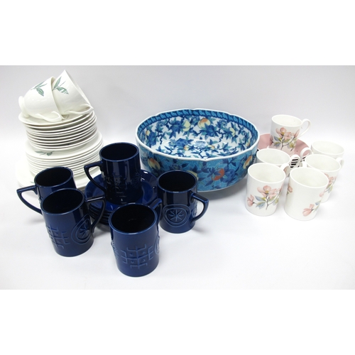 1088 - Royal Albert and 1970s Coffee Ware, Oriental bowl:- One Tray.