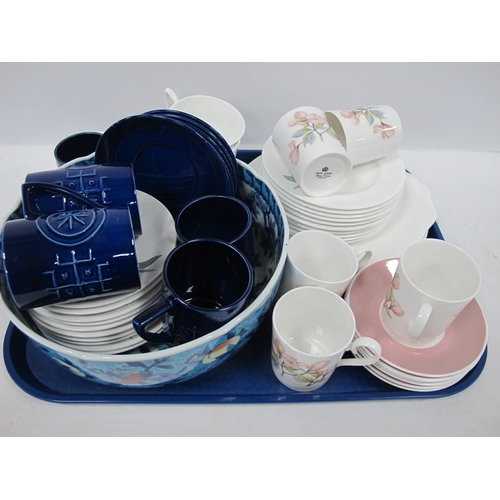 1088 - Royal Albert and 1970s Coffee Ware, Oriental bowl:- One Tray.