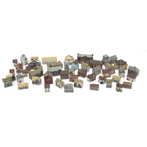 1306 - Wade Pottery Buildings, including The Picture Palace, Fire Station, Mansion House, The Stag Inn, Chu... 