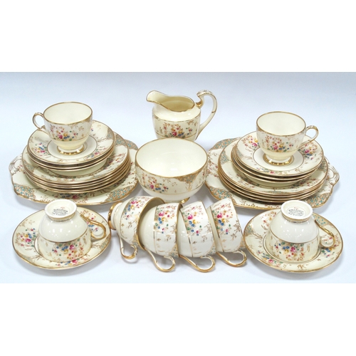 1325 - Grosvenor China 'Ye Olde English' Tea Service, 29 pieces:- One Tray.