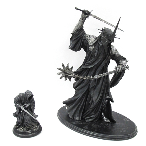 1450 - A Sideshow Weta Lord of the Rings: The Return of the King 'Morgul Lord' Figure on stand, together wi... 