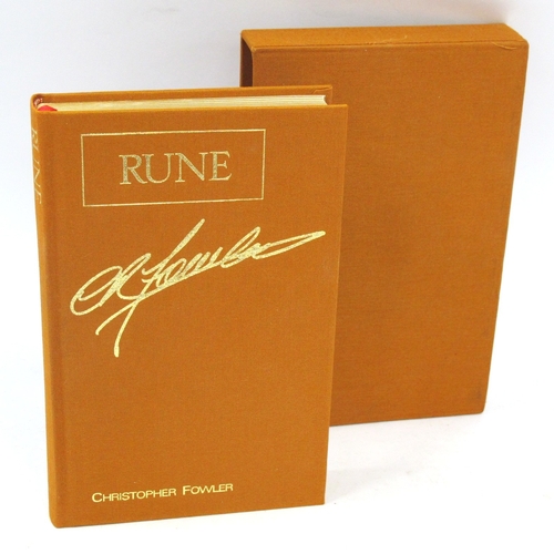 1519 - Rune by Christopher Fowler, Signed Special Limited Edition No.199 of 200 copies, published by Centur... 