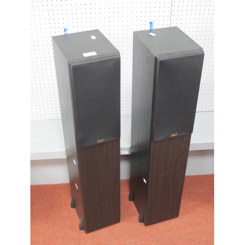 404 - Gale 30 Series 3030 Standing Floor Speakers, (pair) 100 Watt, with floor spikes.