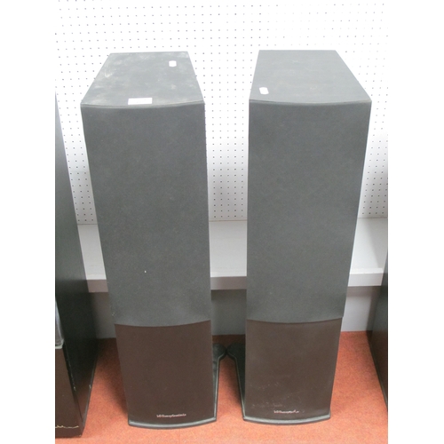 407 - A Pair of Wharfedale Crystal CR-30.4 Floor Standing Speakers, 6 Ohms 25-150W, Untested. (2)