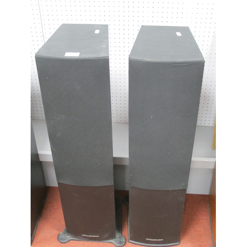409 - A Pair of Wharfedale Crystal CR-30.4 Floor Standing Speakers, 6 Ohms 25-150W, Untested. (2)