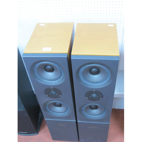 410 - A Pair of Linn Keilidh Floorstanding Passive Speakers, light wood cased, Untested. (2)