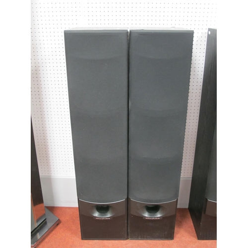 415 - A Pair of Wharfedale Xarus 5000 Floor Standing Speakers, 6 Ohms 25-250W, Untested. (2)