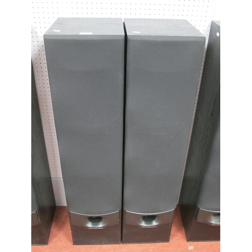 416 - A Pair of Wharfedale Xarus 5000 Floor Standing Speakers, 6 Ohms 25-250W, Untested. (2)