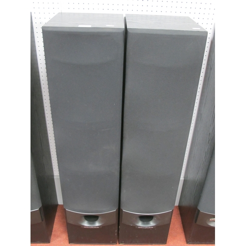 417 - A Pair of Wharfedale Xarus 5000 Floor Standing Speakers, 6 Ohms 25-250W, Untested. (2)