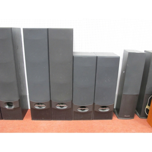 418 - A Pair of Wharfedale Valdus 500 Large Floor Standing Speakers, together with another Pair of Valdus ... 