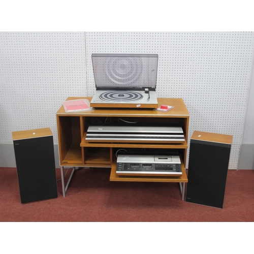 420 - Vintage 1970s Bang & Olufsen Hi-Fi Set Up, includes Beomaster 1900-2 - Amplifier & Tuner, Beocord 15... 