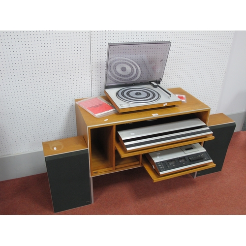 420 - Vintage 1970s Bang & Olufsen Hi-Fi Set Up, includes Beomaster 1900-2 - Amplifier & Tuner, Beocord 15... 