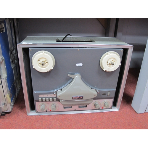 446 - A Revox G36 Reel to Reel Tape Recorder, grey in hard carry case, Untested.