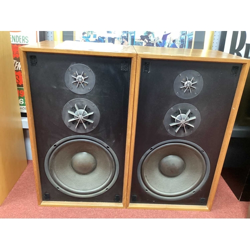 412 - A Pair of Vintage Pioneer CS-E730 Speakers, light wood cased, Untested. (2)