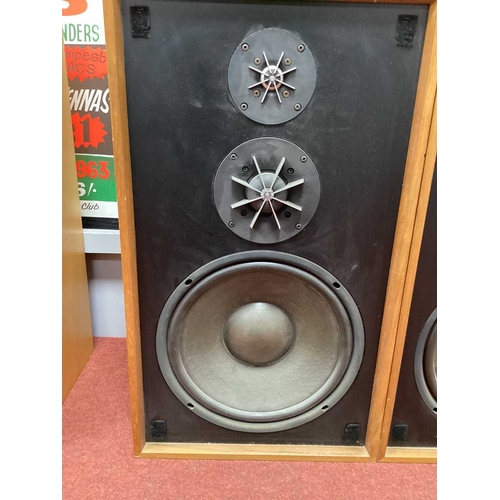 412 - A Pair of Vintage Pioneer CS-E730 Speakers, light wood cased, Untested. (2)