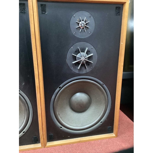 412 - A Pair of Vintage Pioneer CS-E730 Speakers, light wood cased, Untested. (2)