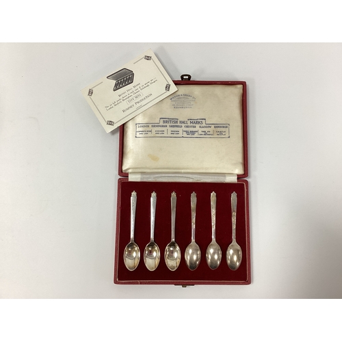 22 - Robert & Belk; Six Hallmarked Silver Commemorative Collectors Spoons, each featuring a different Bri... 
