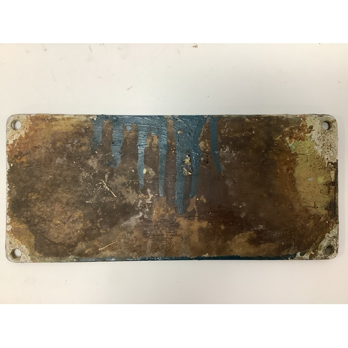 316 - Railwayana - A Rectangular Brass Cast Worksplate. THE ENGLISH ELECTRIC COMPANY LTD, LONDON, No. 2675... 