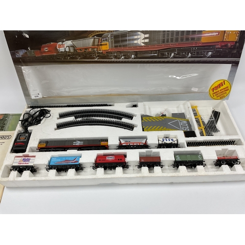 656 - A Hornby 'OO' Gauge #R674 Midnight Freight Electric Train Set, to include BR Class 58 Railfreight Lo... 
