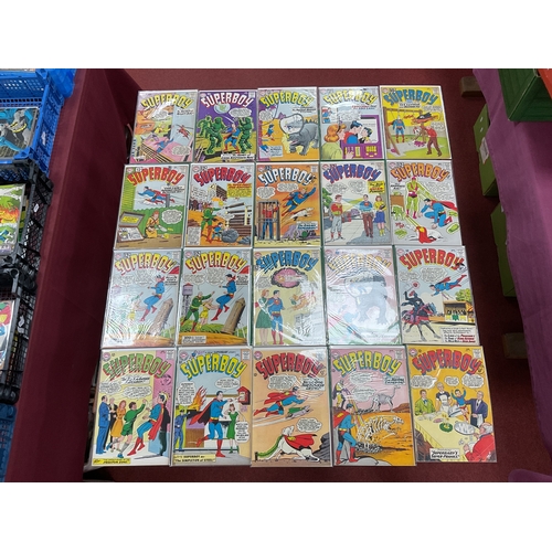 812 - Twenty Superboy Silver Age comics by DC. Comprising of #85, #86, #87, #90, #92, #93, #95, #96, #98 k... 