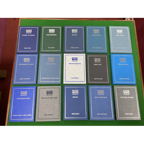 818 - A Complete Set of Fifteen Doctor Who Novellas Books by Telos, including a deluxe edition of Time and... 