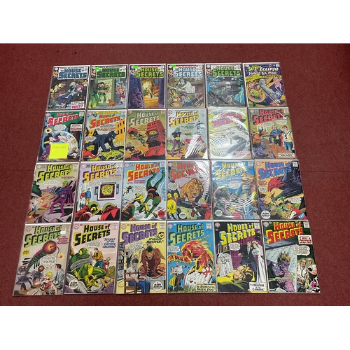 820 - Twenty Four The House of Secrets comics by DC. Comprising of #10, #15, #27, #31, #37, #38, #39, #40,... 
