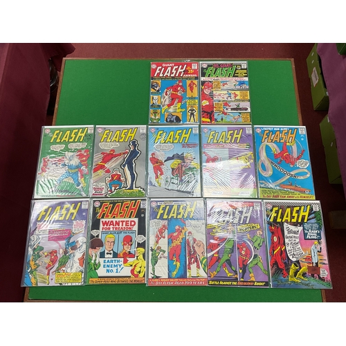 836 - Eleven DC Silver Age The Flash Comics. Comprising of issues #150, #151, #152, #153, #154, #155, #156... 