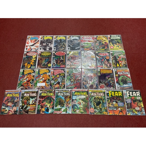 894 - Twenty Nine Marvel mostly Silver and Bronze Age horror themed comics. Including Fear #1 (Kirby art),... 
