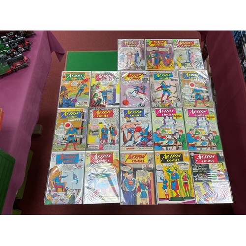 925 - Eighteen Silver Age DC Action Comics. Comprising of issues #288, #289, #290, #291, #292, #293, #295,... 