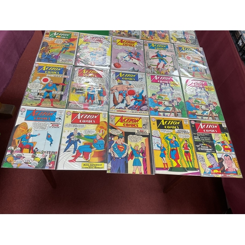 925 - Eighteen Silver Age DC Action Comics. Comprising of issues #288, #289, #290, #291, #292, #293, #295,... 