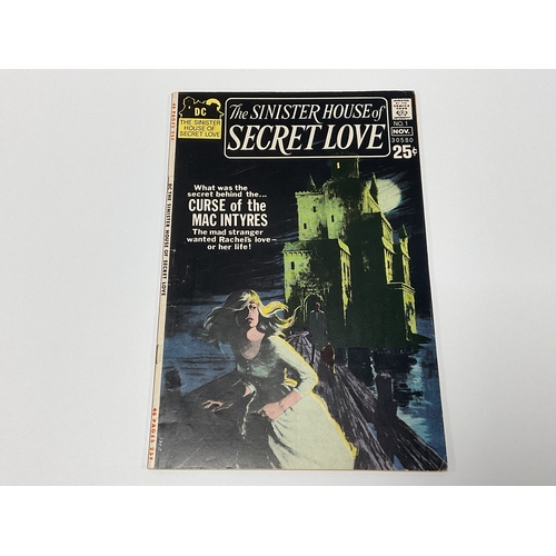 953 - The Sinister House Of Secret Love #1 by DC comics, 25 cents (1971). Faults include some creasing / w... 