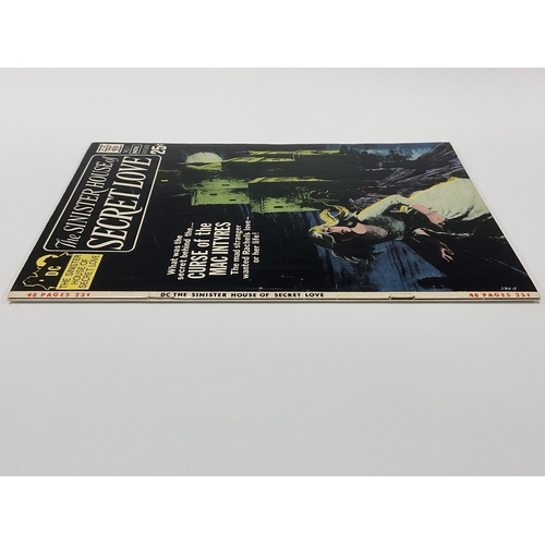 953 - The Sinister House Of Secret Love #1 by DC comics, 25 cents (1971). Faults include some creasing / w... 