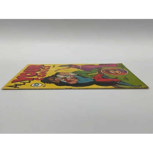 962 - All Your Comics #1 by Fox Feature Syndicate, 10 cents, Golden Age (1946). Faults include some wear t... 