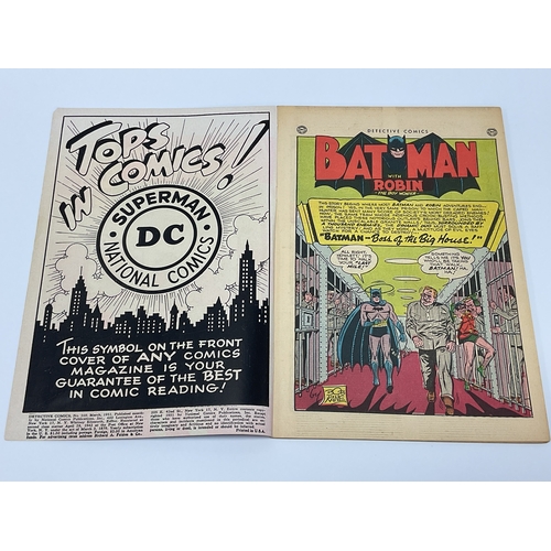 967 - Detective Comics #169 by DC, 10 cents, Golden Age (1951). Faults include small amount of cover loss ... 