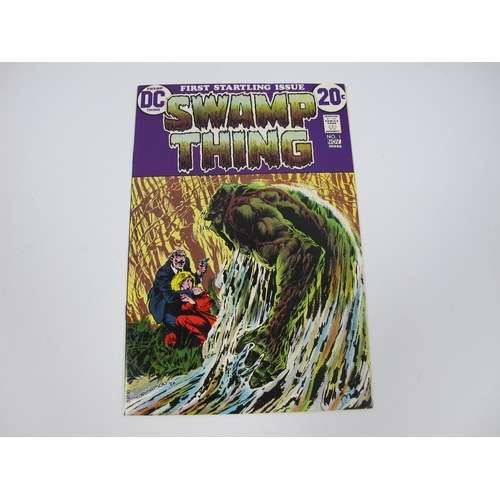 826 - Nine Swamp Thing comics by DC. Comprising of issues #1 key issue first issue of solo title, Wrightso... 