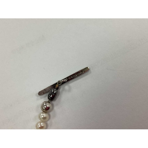 202 - A Norwegian Enamel Drop Pendant, JLM 925 Birmingham, the elongated panel suspending bead detail, to ... 