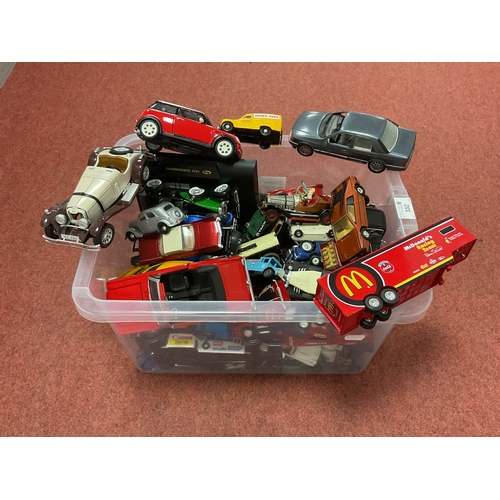 332 - A Quantity of Diecast Model Vehicles, by Matchbox, Schabak, Burago and others, to include Corgi Chit... 