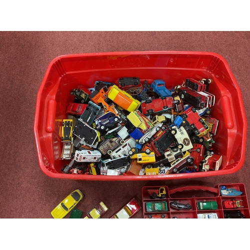 418 - A quantity of diecast model vehicles by Corgi, Matchbox, Lledo, Dinky and other. All playworn. [9734... 