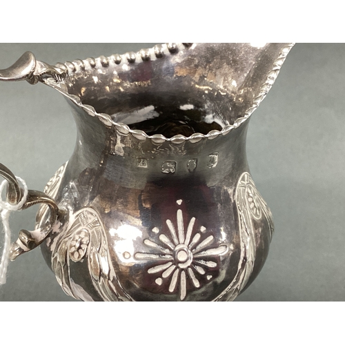11 - George III Hallmarked Silver Miniature Jug, London 1775, initialled 