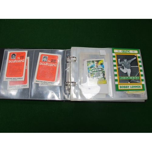 801 - Glasgow Celtic Football Cards, A & B.C., Scottish Daily Express, postcards, etc, Bobby Lennox, Jacki... 