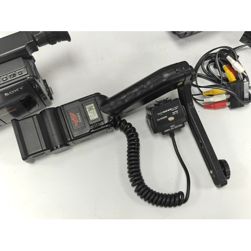 1039 - Video Camcorders to include Sony Video Hi8 Handycam CCD-V800E, Sony Handycam Video Hi8 CCD-TR780E PA... 