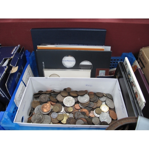 1377 - Large Collection Of Coins And Coin Sets, includes a 1970 GB Royal Mint proof set, 2008 Royal Mint GB... 