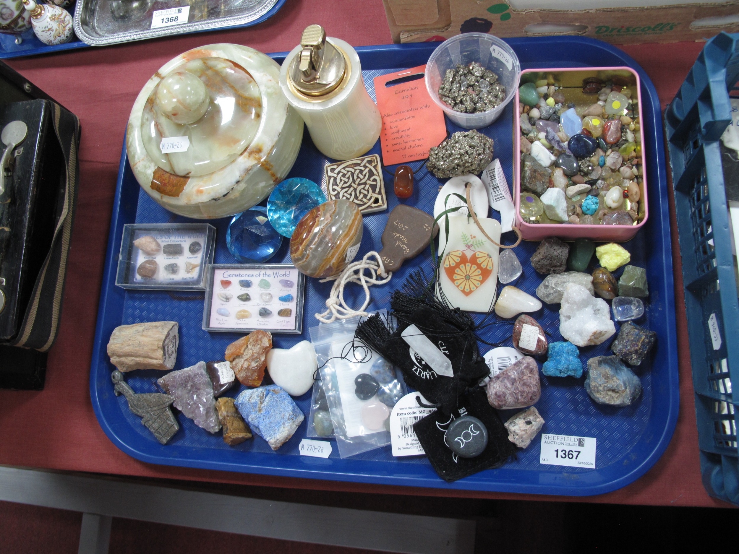 Collectables, including a varied collection of 20th-century polished ...
