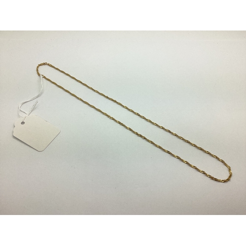 A Fancy Twist Style Chain, stamped 